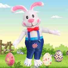 Inflatable Easter Bunny Costume Animal Outfit Air Size for Men Women Halloween