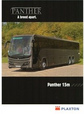 Plaxton Panther 15m Coach 2010-2011 UK Market Single Sheet Sales Brochure