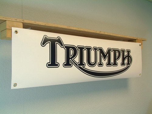 Triumph motorcycles banner - motorcycles,
