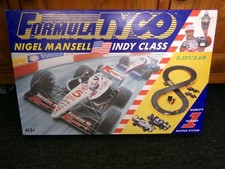 FORMULA TYCO NIGEL MANSELL INDY CLASS BOX SET INCLUDING BOTH CARS TESTED WORKING