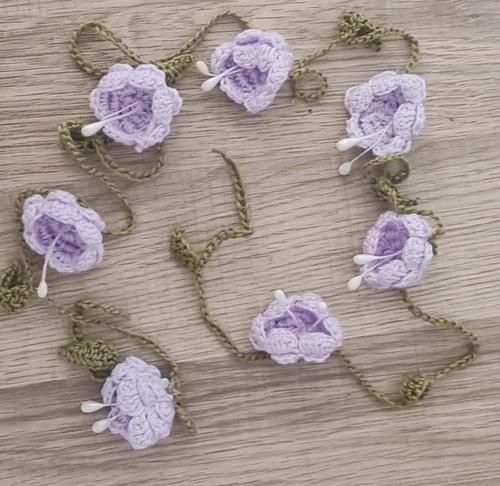 Crocheted lilac fuchsia - crocheted,