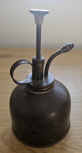 Vintage brass copper plant - vintage,
