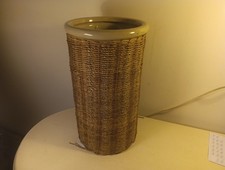 Wicker Rattan & Stoneware