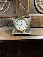 Mappin & Webb 8 Day Travel Clock In Hallmarked Silver Case