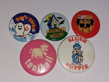 70s Badges Icecream Tonibell Lyons Maid Brrr Blob Napoli Slush Puppy Advertising