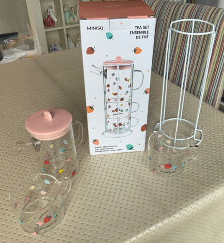 Strawberry decorated glass - strawberry,