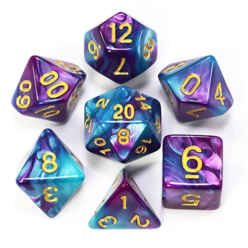 Polyhedral dice set with - dice,