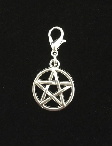 Pentagram charm clip gift - pentagram,