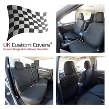 Isuzu D Max Seat Covers Tailored Waterproof Heavy Duty Hand Washable (2012-2021)