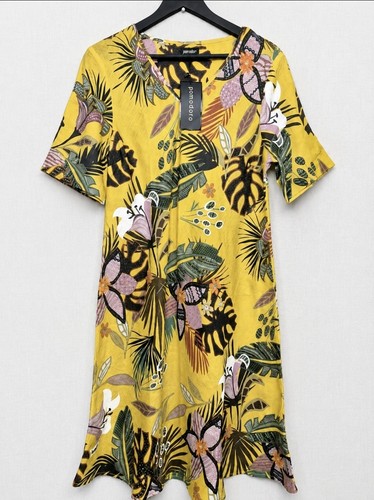 Pomodoro linen dress size - pomodoro,