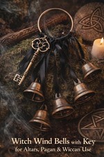 Witch wind bells with key - bells,