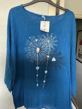 New Ladies Italian Blue