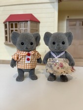 Sylvanian Families Vintage Bilabong Koala Figures Clothed X 2