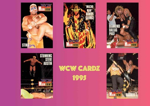 Wcw cardz distribution 1995 - wcw,