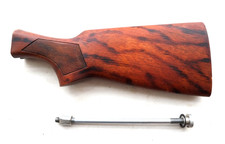 VINTAGE GUN STOCK & BOLT Benelli ? shotgun rifle butt lamp stand project