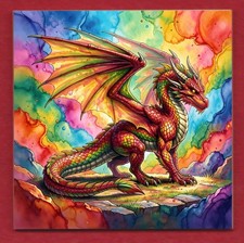 Multicolour Dragon decorative