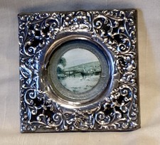 An Antique French Silver Photo Picture Frame