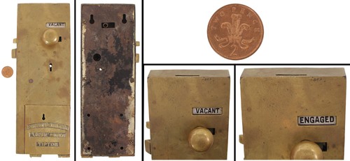 Solid brass logwil - brass, cast