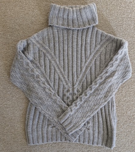 Lipsy grey chunky knit jumper