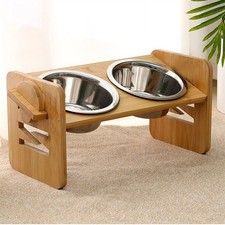 Dog Food Feeding Stand Station