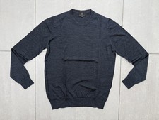 DUNHILL MERINO WOOL ENGINEERED FIT JUMPER SWEATER M MADE IN ITALY john smedley 