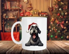 GIANT SCHNAUZER   DOG FUNNY  CHRISTMAS DESIGN  11 oz coffee mug