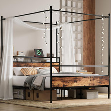 Stylish King Canopy Bed Frame