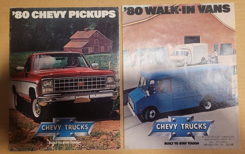 Brochure chevy pickups - chevy, &