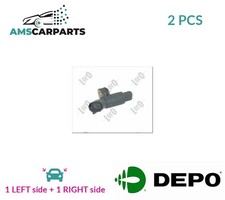 ABS WHEEL SPEED SENSOR PAIR FRONT 120-02-034 LORO 2PCS NEW OE REPLACEMENT