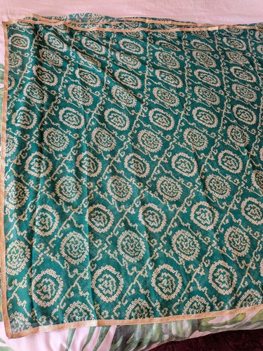 Turquoise bandhani indian - turquoise,