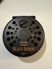 Shakespeare Black Demon Fly Fishing Reel 2652 With Line