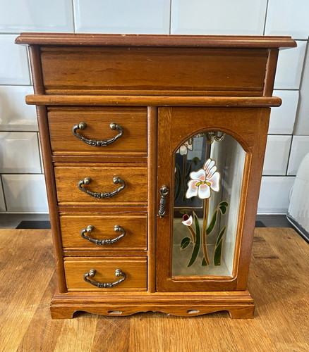 Vintage wooden wardrobe - vintage,