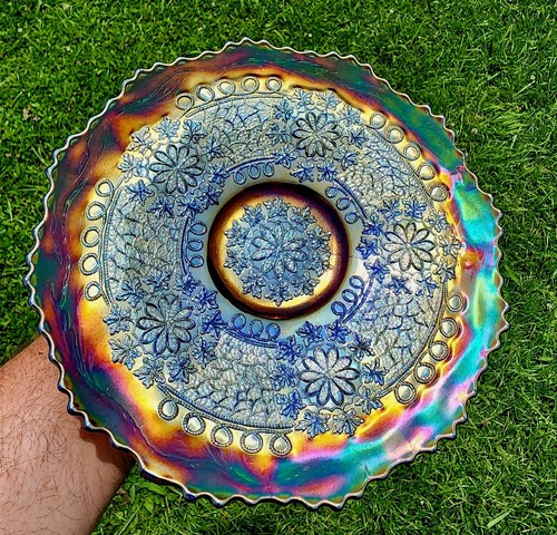 Fenton carnival glass electric - fenton,