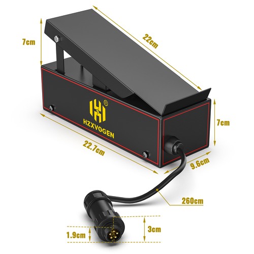 Hzxvogen foot pedal 5pin - foot,