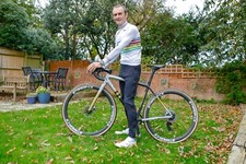 HUDS Full Length Zip Up Unisex Warm Up Cycling Tights In Black All Sizes