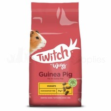 Twitch Guinea Pig Nuggets Wagg Pet Food Feed Animal Pellets 2kg