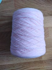 Machine Knitting Acrylic 4ply Baby Pink 500g Coned