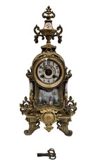 French Gilt Mantel Clock