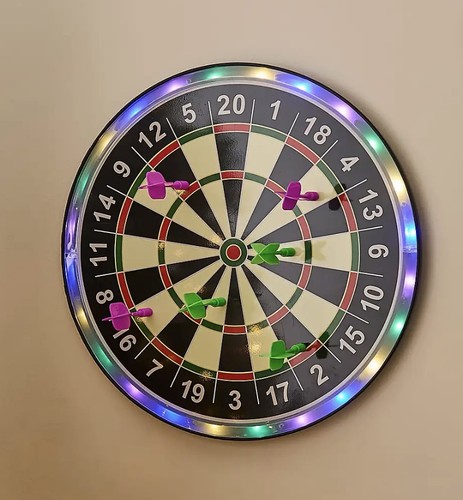 Games hub led magnetic dart - led,
