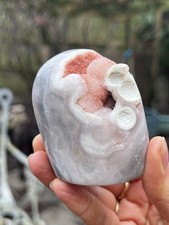 Pink Amethyst Double Druzy