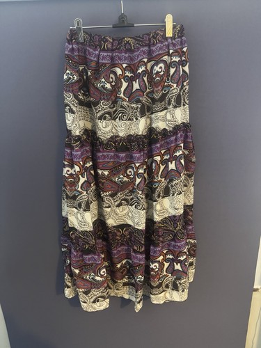 Tiered maxi skirt medium - maxi,