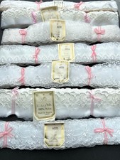 Job Lot of  7 Unused Bundles - 70m Genuine Vintage Austrian Pretty Lace Trim