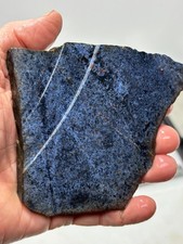 Dumortierite slab Cabbing