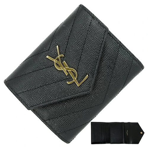Saint laurent trifold wallet - wallet, v