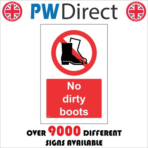 Sign dirty boots footwear - sign,