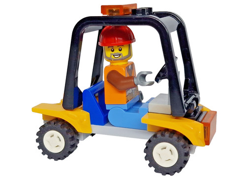 Lego airport worker - lego, &