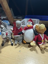 Four Dreamworks Merry Madagascar Figures, 2009. 