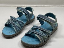 Teva Girl’s Tirra Sport Sandals Blue/Gray Size 9 Kids Waterproof Shoes Flats