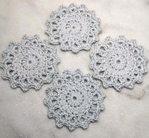 Crochet coasters handmade - crochet,