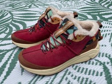 Men's UGG Miwo High Sierra Trainer Red Shoe Boots - Size UK 11